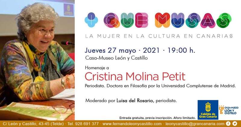 El acto se enmarca dentro del ciclo Más que musas. La mujer en la cultura en Canarias / TA